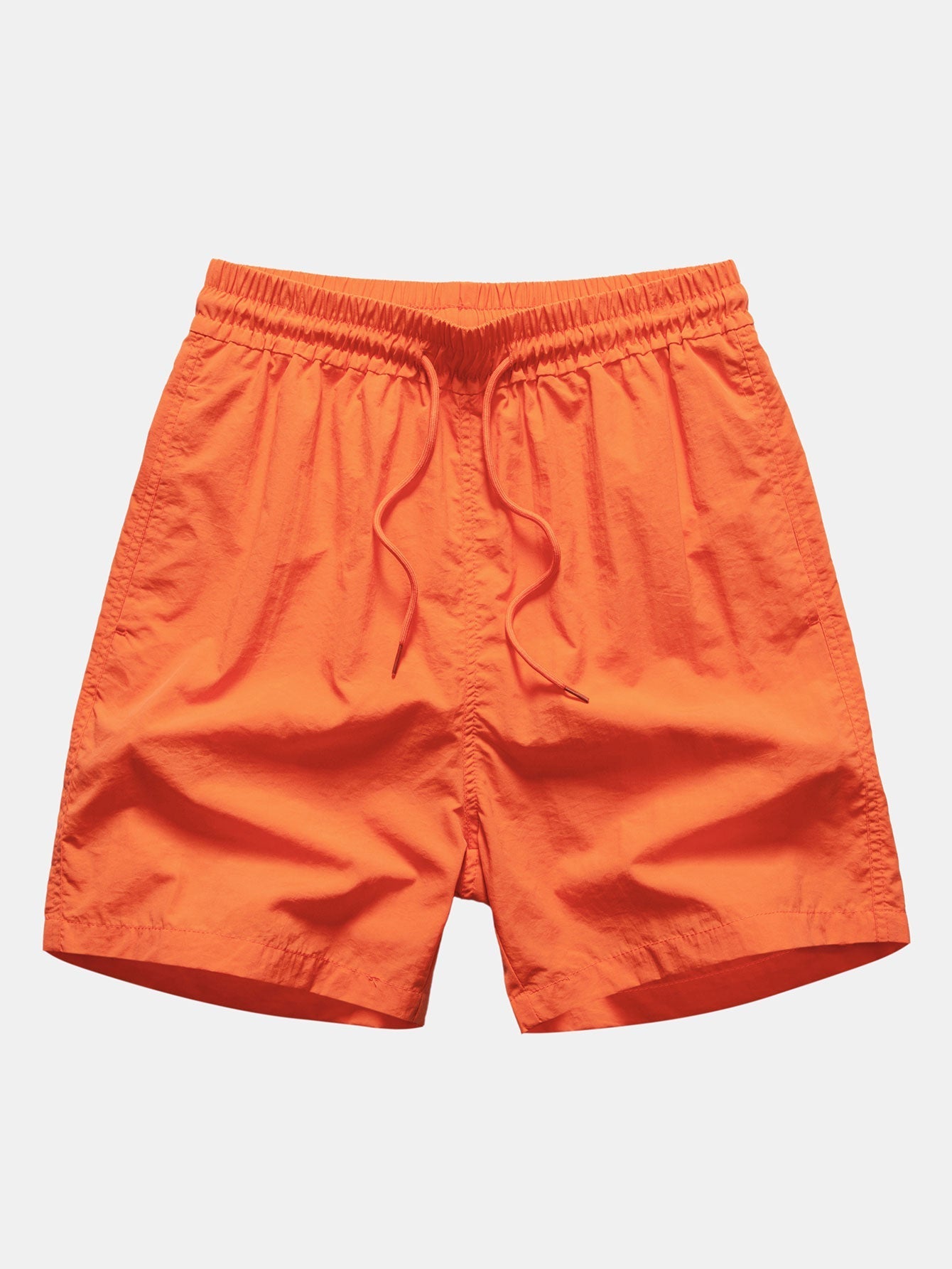 Regular Fit Cotton T-Shirt with 'Good Life On Vacation' Print & Men's Mid-Length Drawstring Swim Shorts
