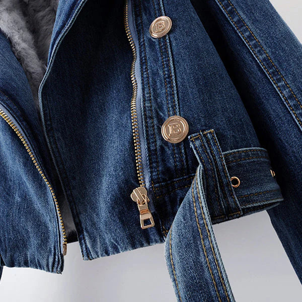 Luxurious Denim Coat