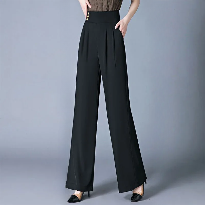 Rose High Waist Wide Leg Trousers