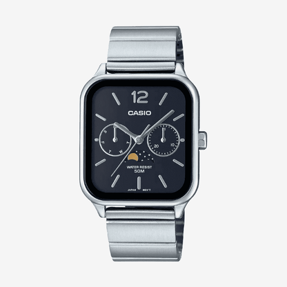C A S I O Lunar 36 mm Watch - Water Resistant | Stainless Steel