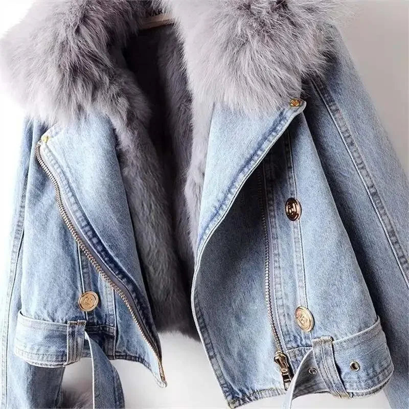 Luxurious Denim Coat