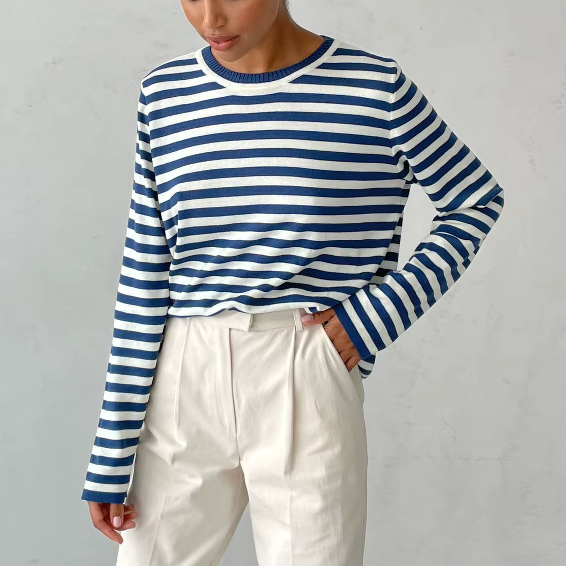 Sophia Striped Long Sleeve Top