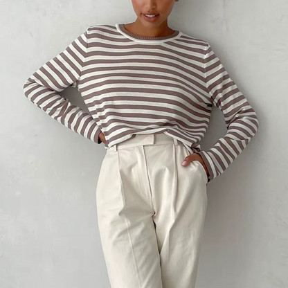 Sophia Striped Long Sleeve Top