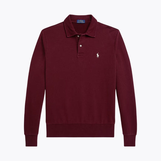 RL Loopback Fleece Collared Sweatshirt