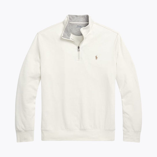 RL Luxury Jersey Quarter-Zip Pullover
